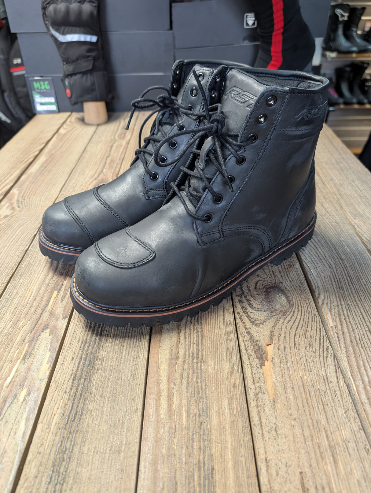 RST Roadster CE Waterproof Mens Boot Black 45 (Distressed)