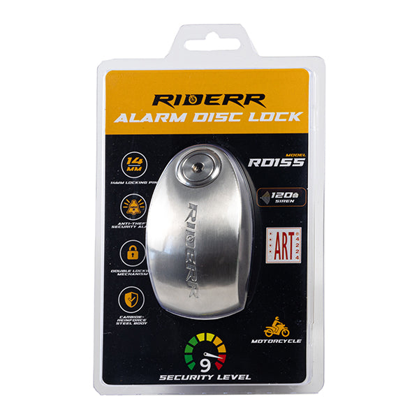 Riderr RD5S 120dB Alarmed Disc Lock
