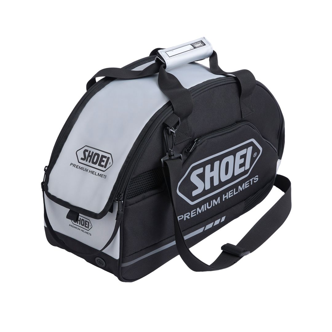 Official Shoei Helmet Carry Race Bag - Silver / Black