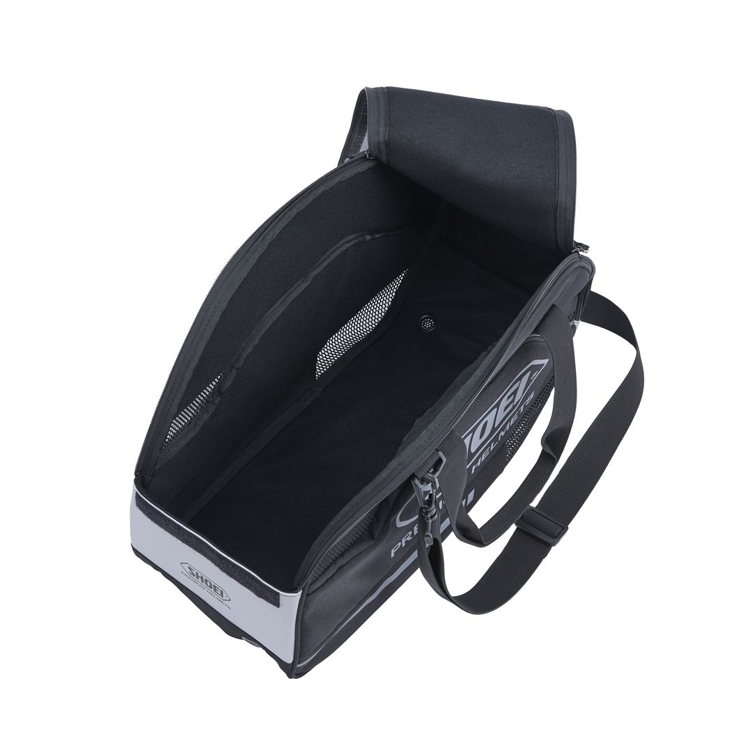 Official Shoei Helmet Carry Race Bag - Silver / Black