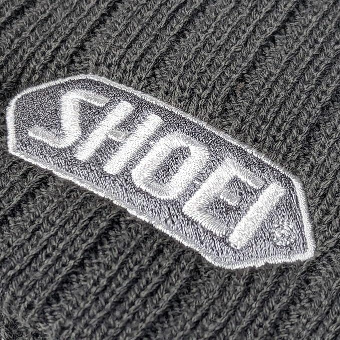 Official Shoei Helmets Beanie Hat in Grey or Black