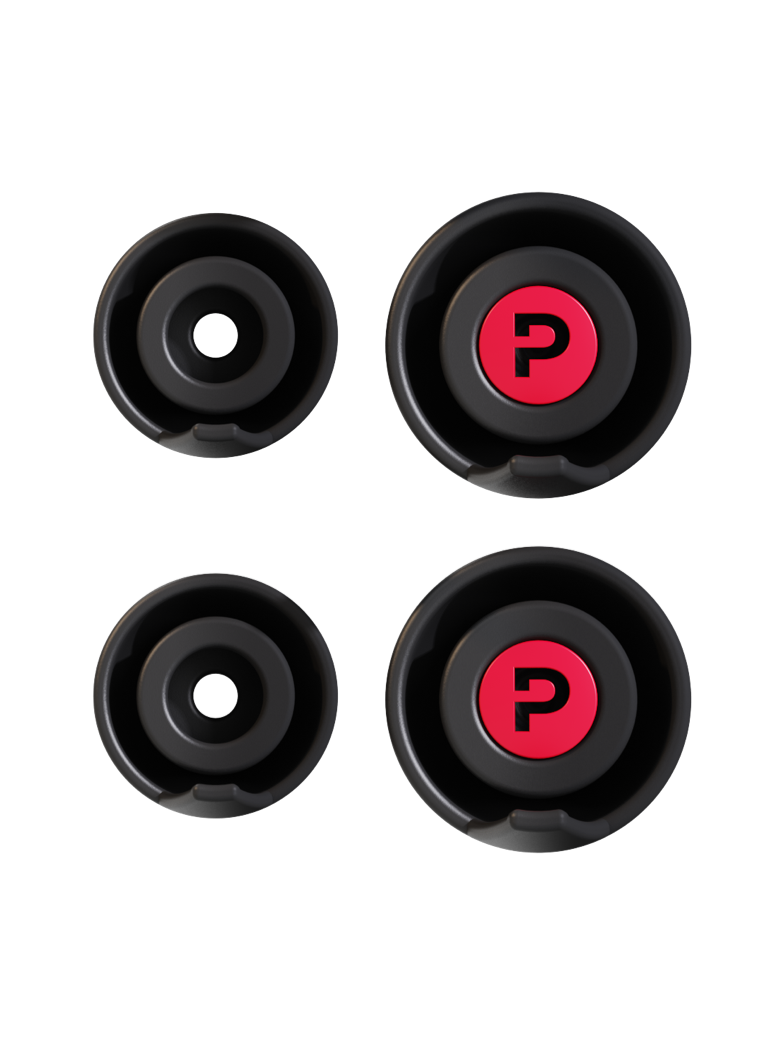 Pinlock Premium Motorcycle Ear Plugs Twin Pack - 1 Medium Pair & 1 Large Pair -24dB SNR