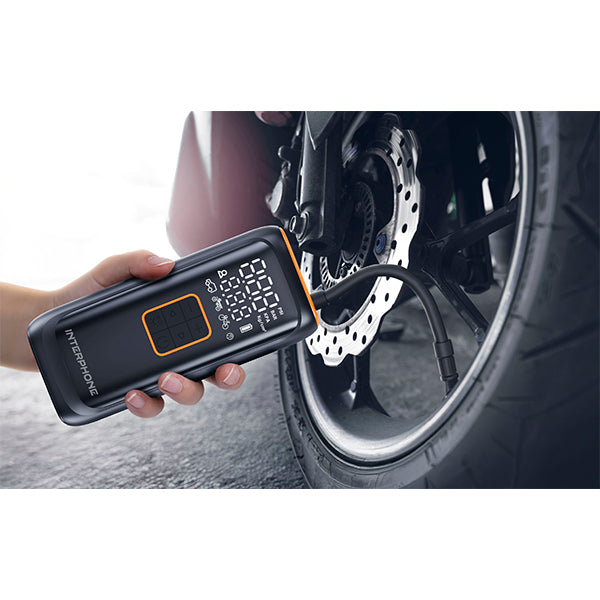 Interphone Smart Air Pump - Portable Recharchable Tyre Inflator Air Compressor