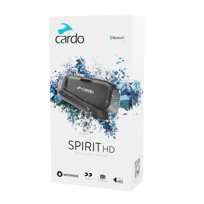 Cardo Spirit HD Universal Bluetooth Intercom System