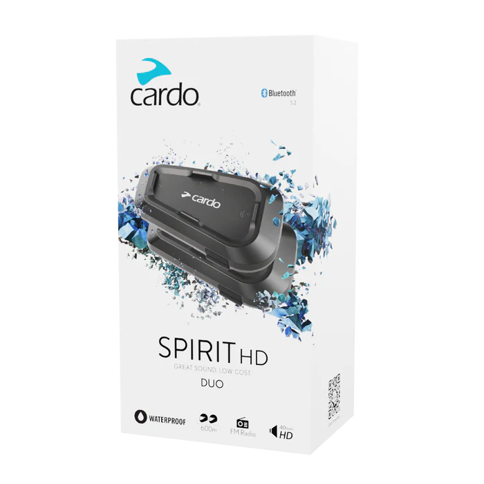 Cardo Spirit HD Universal Bluetooth Intercom System