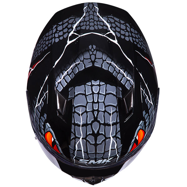 SMK Stellar Full Face Motorcycle Helmet + Free Dark Visor