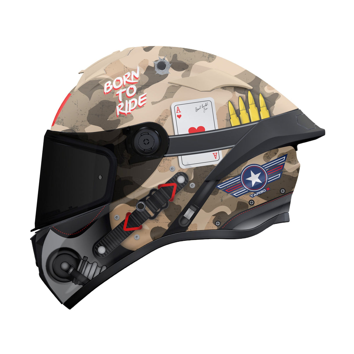 MT Targo S Full Face Motorcycle Helmet