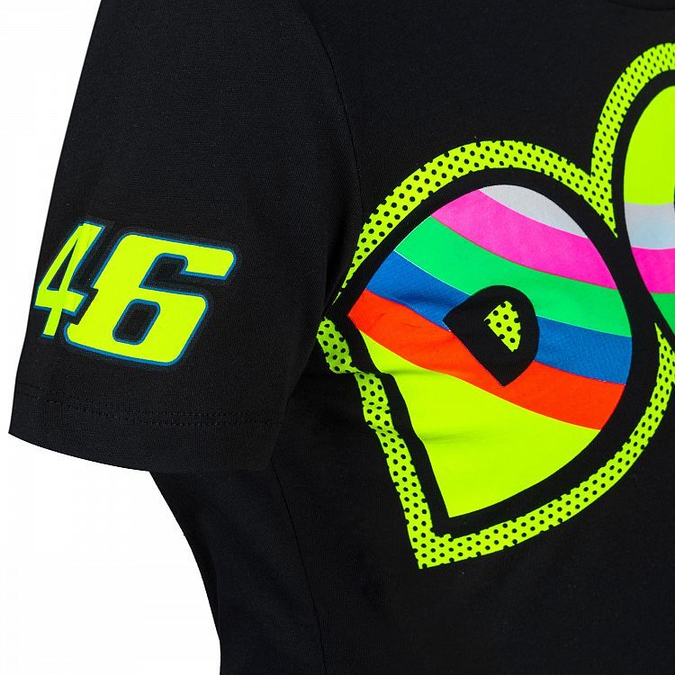 VR46 Rossi The Doctor Donna T-Shirt - Black