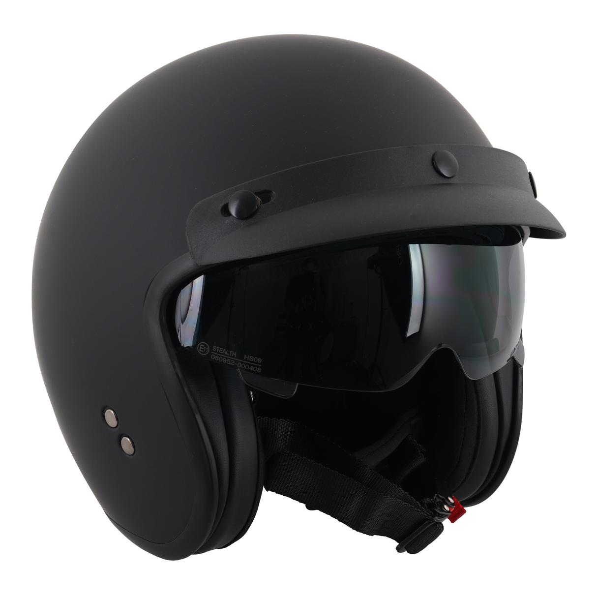 MIDA MV-7 Open Face Motorcycle Helmet with Peak
