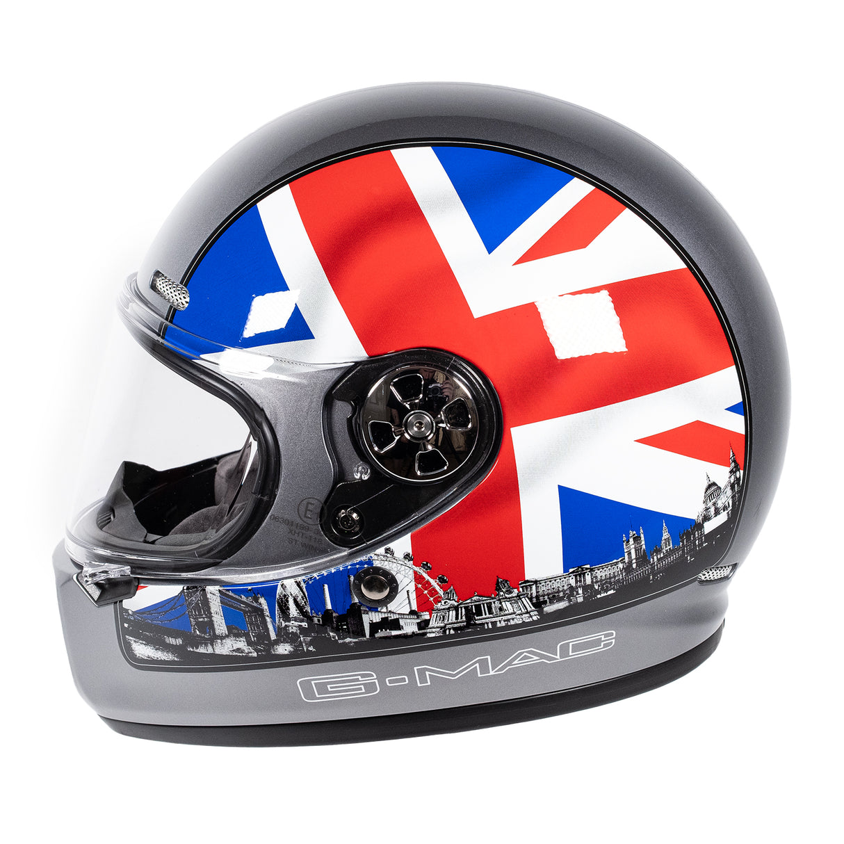 G-Mac Blaze Retro Classic Full Face Helmet