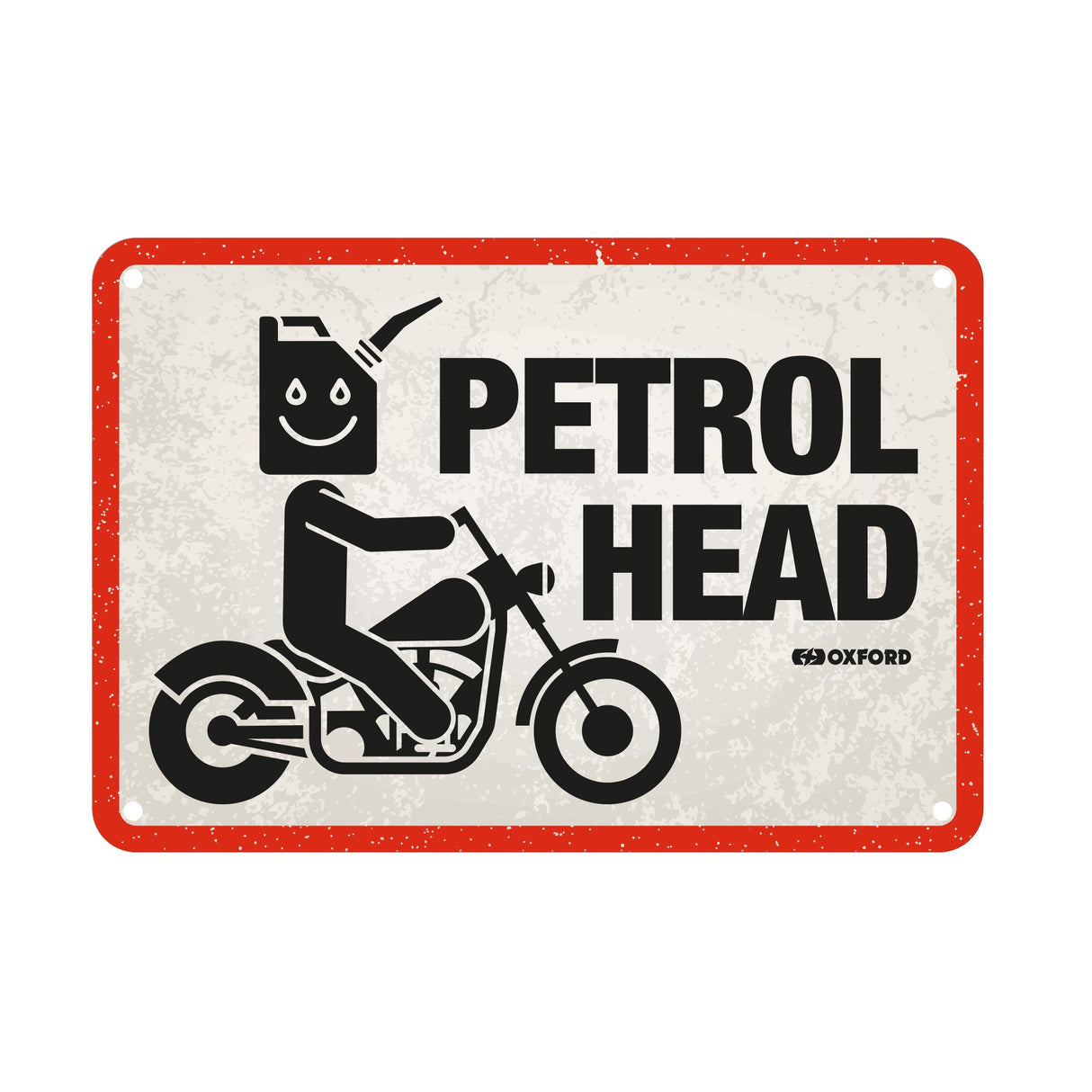 Oxford Metal Workshop Shed Garage Sign - The Perfect Gift for a Biker