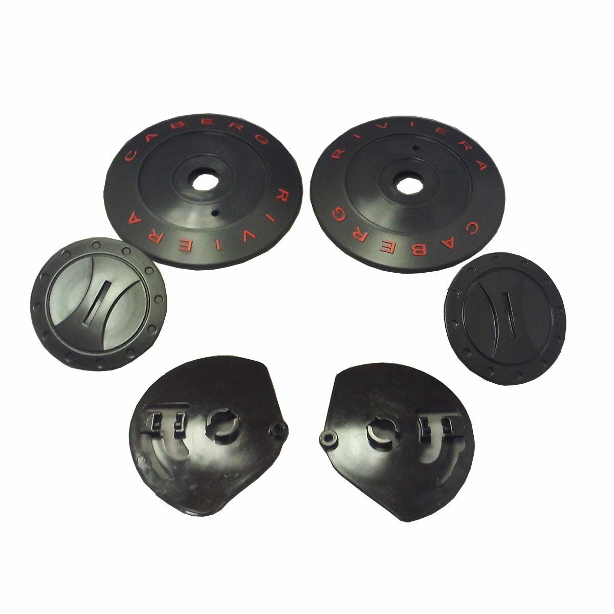 Caberg Visor Mounting Kit Black - Riviera V2