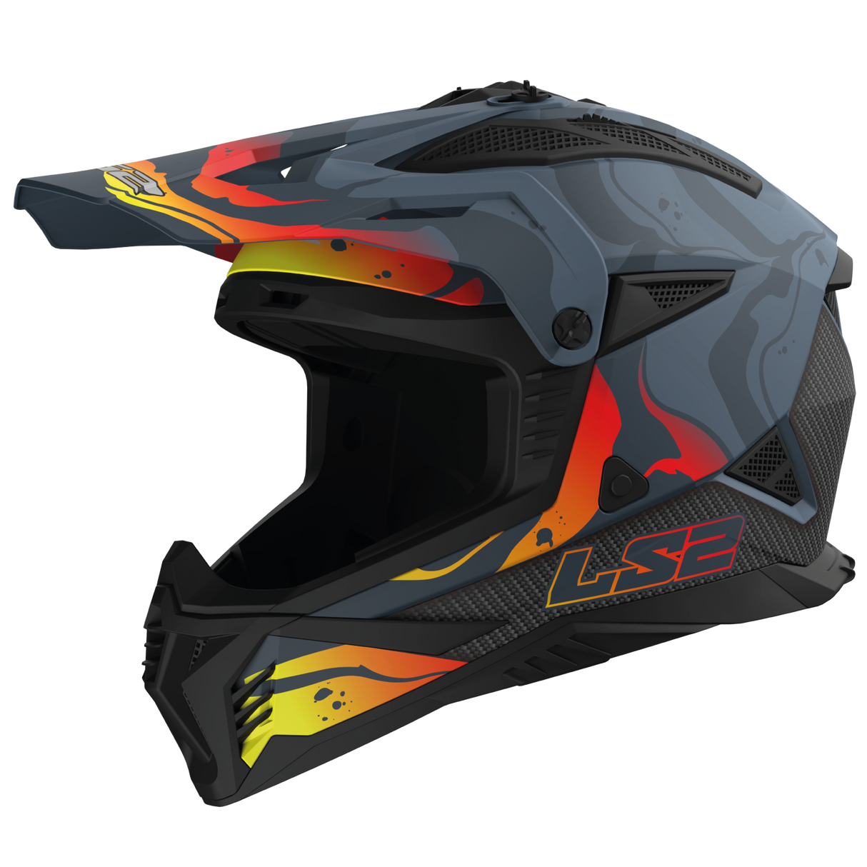 LS2 MX708 Fast II Motocross MX Off Road Helmet