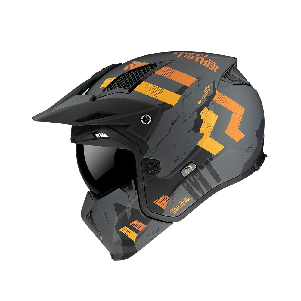 MT Streetfighter SV S Motorcycle Helmet with Removable Face Mask