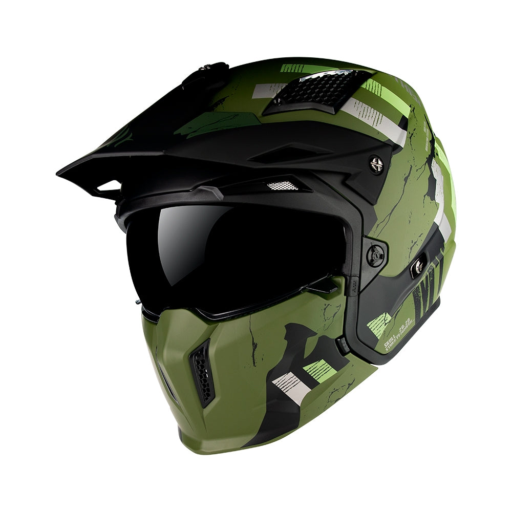 MT Streetfighter SV S Motorcycle Helmet with Removable Face Mask