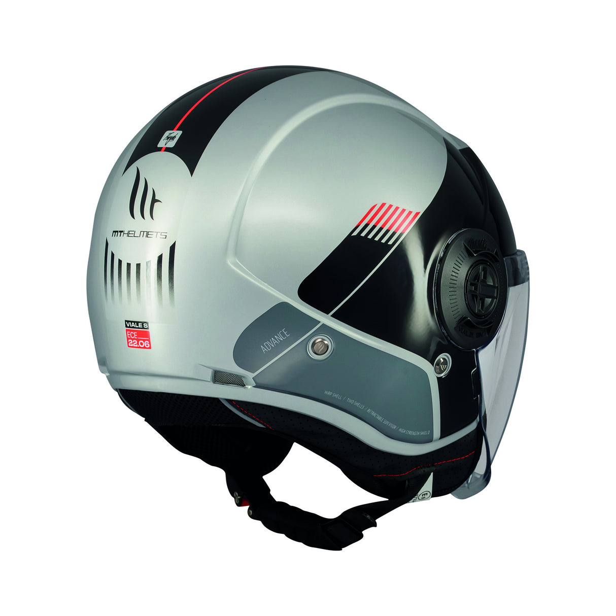 MT Viale SV S Jet Open Face Motorcycle Helmet