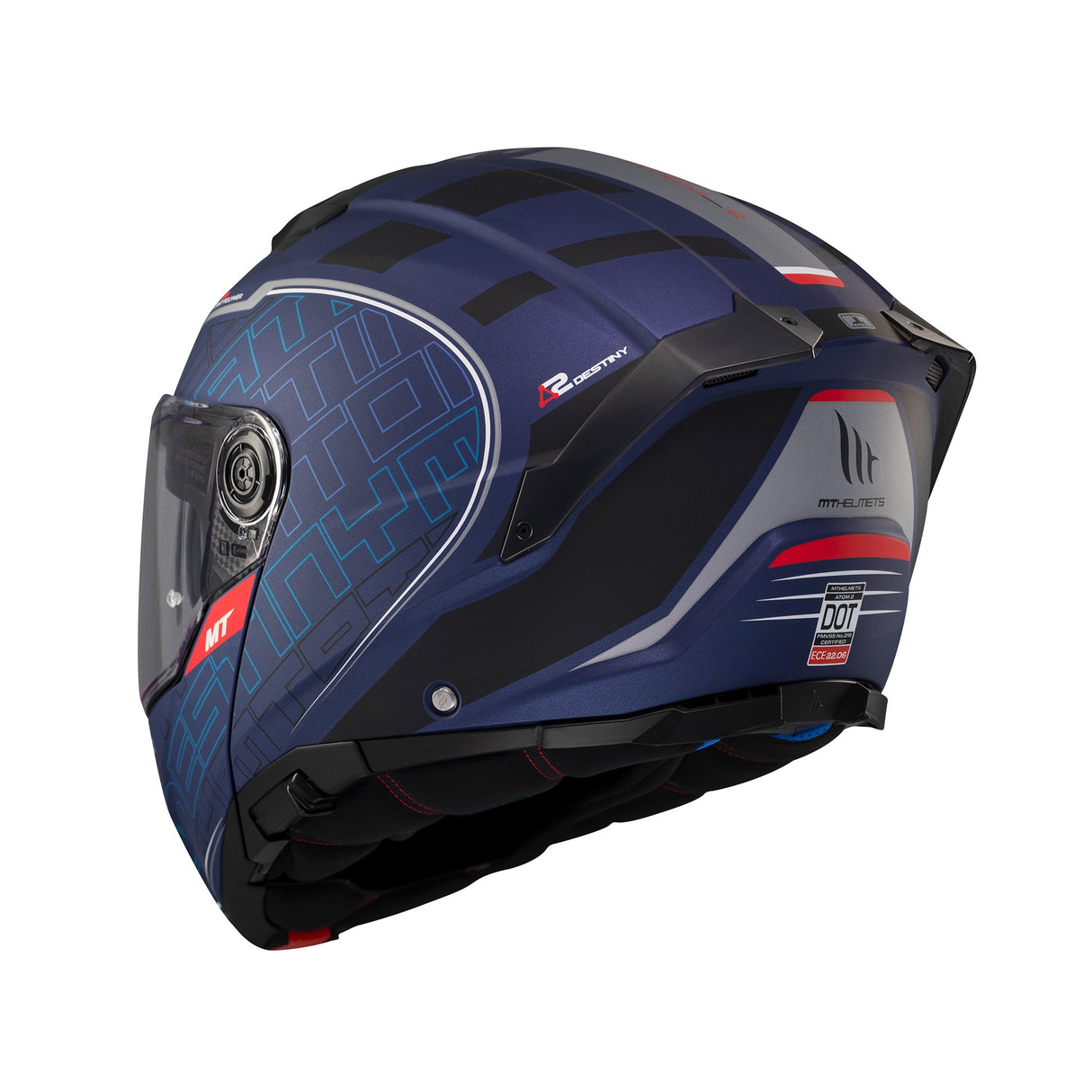 MT Atom 2 Flip Front Motorcycle Helmet
