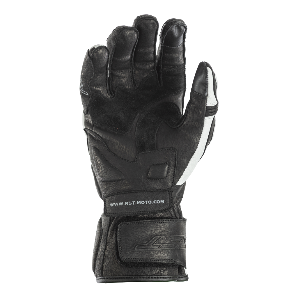RST GT CE Approved Sports Gloves - Black / White