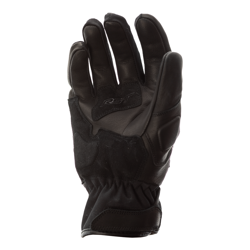RST Raid CE Approved Short Textile Gloves - Black
