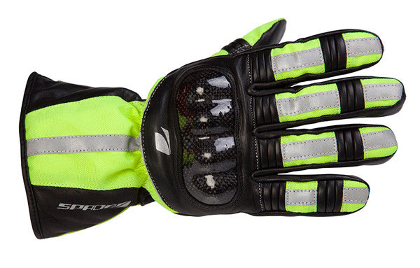 SPADA LINEA WP 100% WATERPROOF MOTORCYCLE MOTORBIKE GLOVES BLACK/FLUO - Spada - - MSG BIKE GEAR