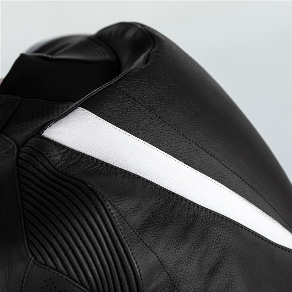 RST TracTech Evo 4 CE Ladies Leather Suit - Black / Black / White