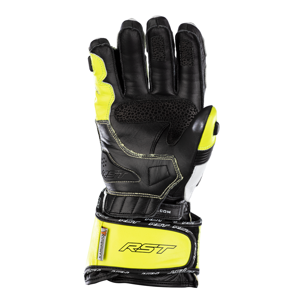 RST Tractech Evo 4 CE Mens Glove - Flo Yellow / Black / White