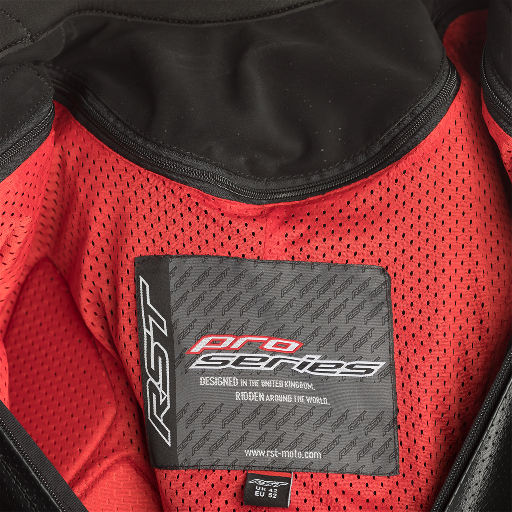 RST Race Dept V4 Kangaroo Leather Suit - Black 2019