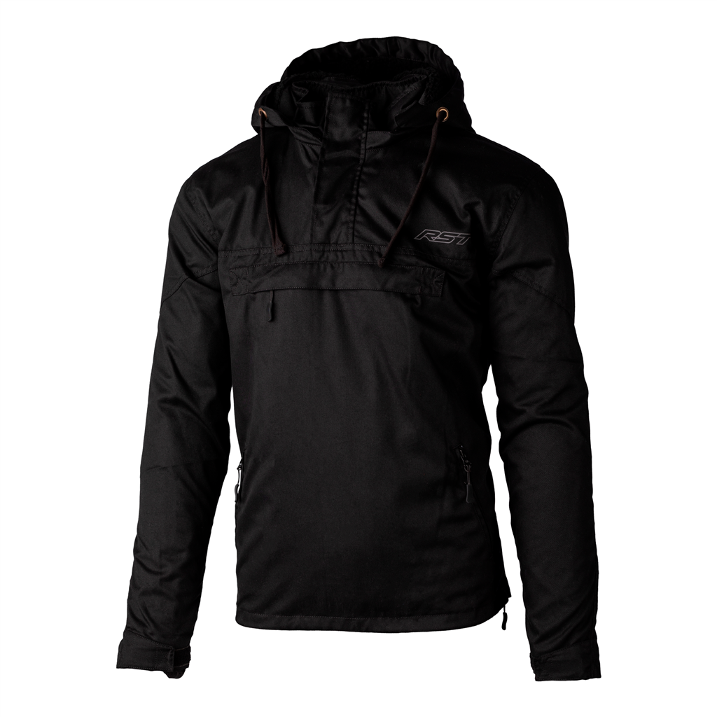 RST X Kevlar Loadout Hood 1/4 Zip Textile Hoodie - Black