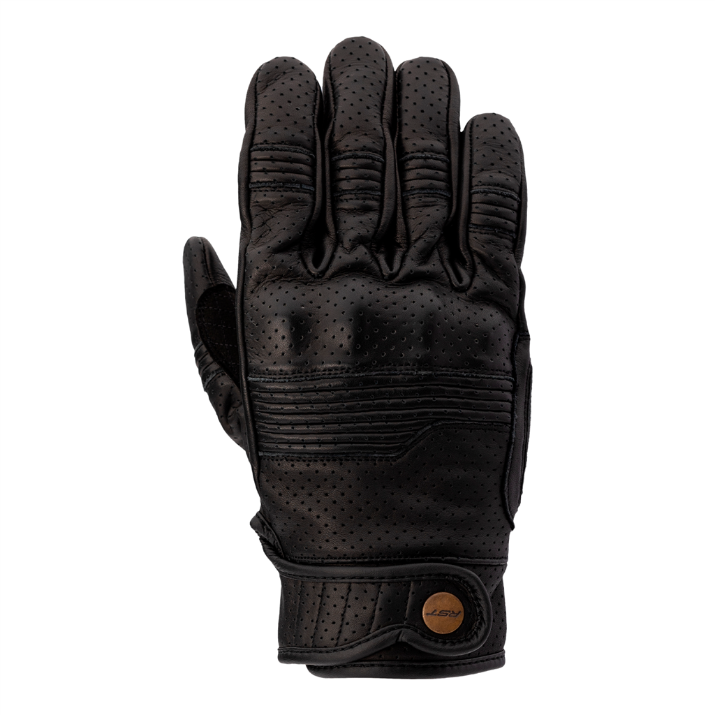 RST Roadster 3 Vintage Classic Leather CE Mens Glove - Black