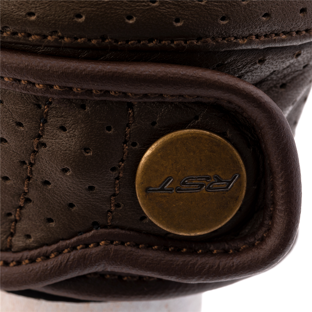 RST Roadster 3 Vintage Classic Leather CE Mens Glove - Brown