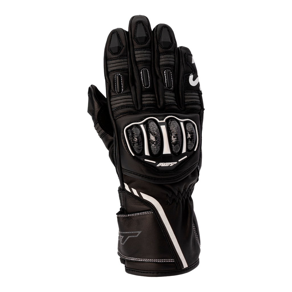 RST S1 CE Sport Ladies Leather Glove - Black / White
