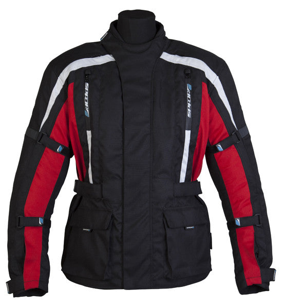 SPADA CORE MOTORCYCLE MOTORBIKE TEXTILE JACKET BLACK/RED new - Spada - - MSG BIKE GEAR