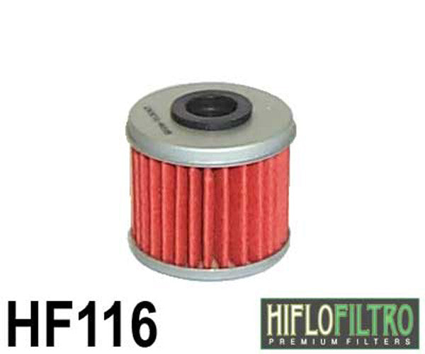 HIFLO HF116 OIL FILTER - Hiflo - - MSG BIKE GEAR