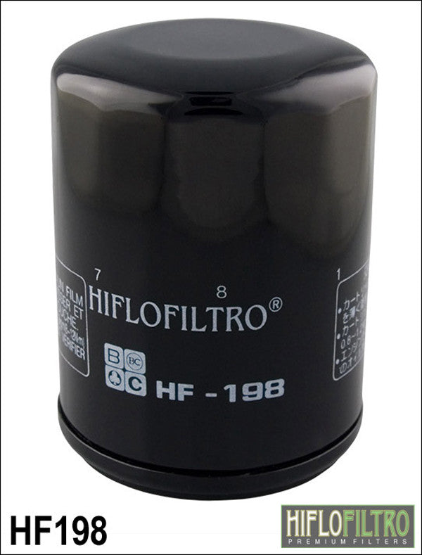 HIFLO HF198 OIL FILTER - Hiflo - - MSG BIKE GEAR