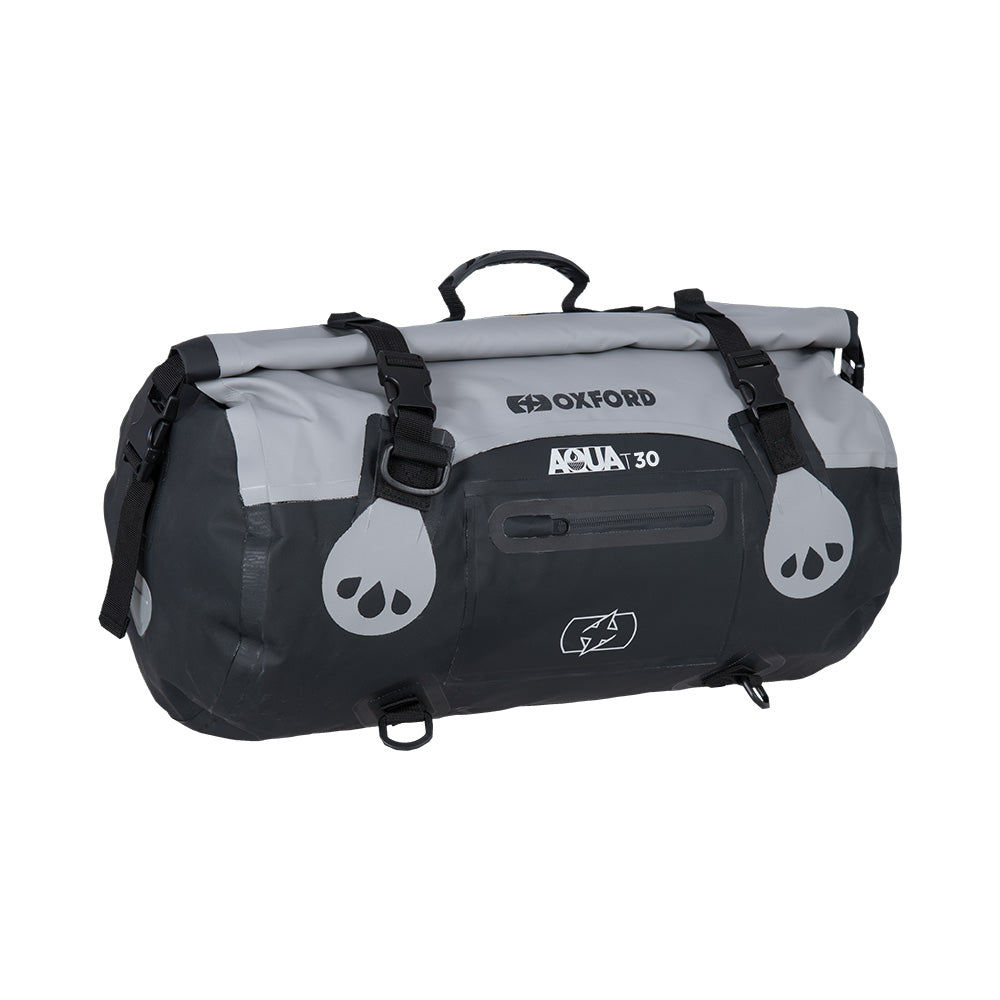 Oxford Aqua T30 Waterproof Roll Bag - Black / Grey