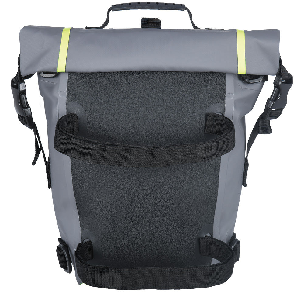 Oxford Aqua T8 8 Litre Waterproof Tail Pack - Black / Grey / Fluo