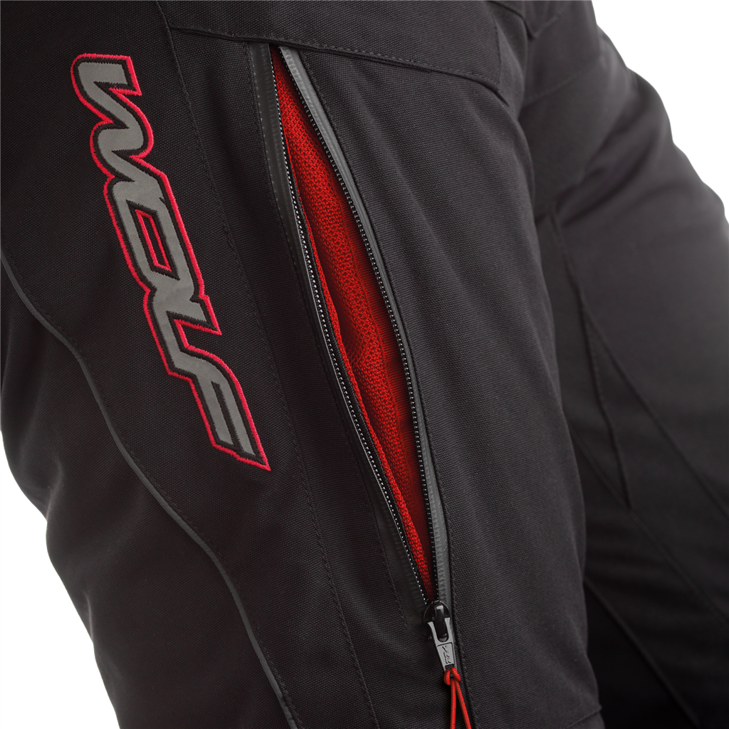 Wolf Titanium Outlast CE Waterproof Textile Trousers - Black