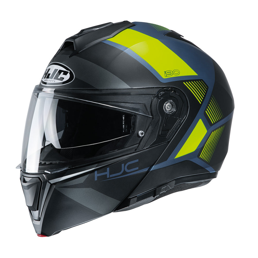 HJC I90 Hollen Flip Front Helmet - MC4HSF Yellow