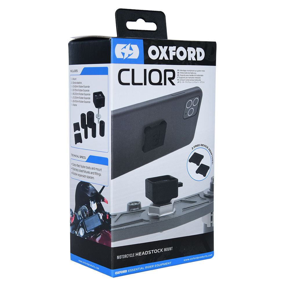 Oxford CLIQR Motorcycle Head stock Mount