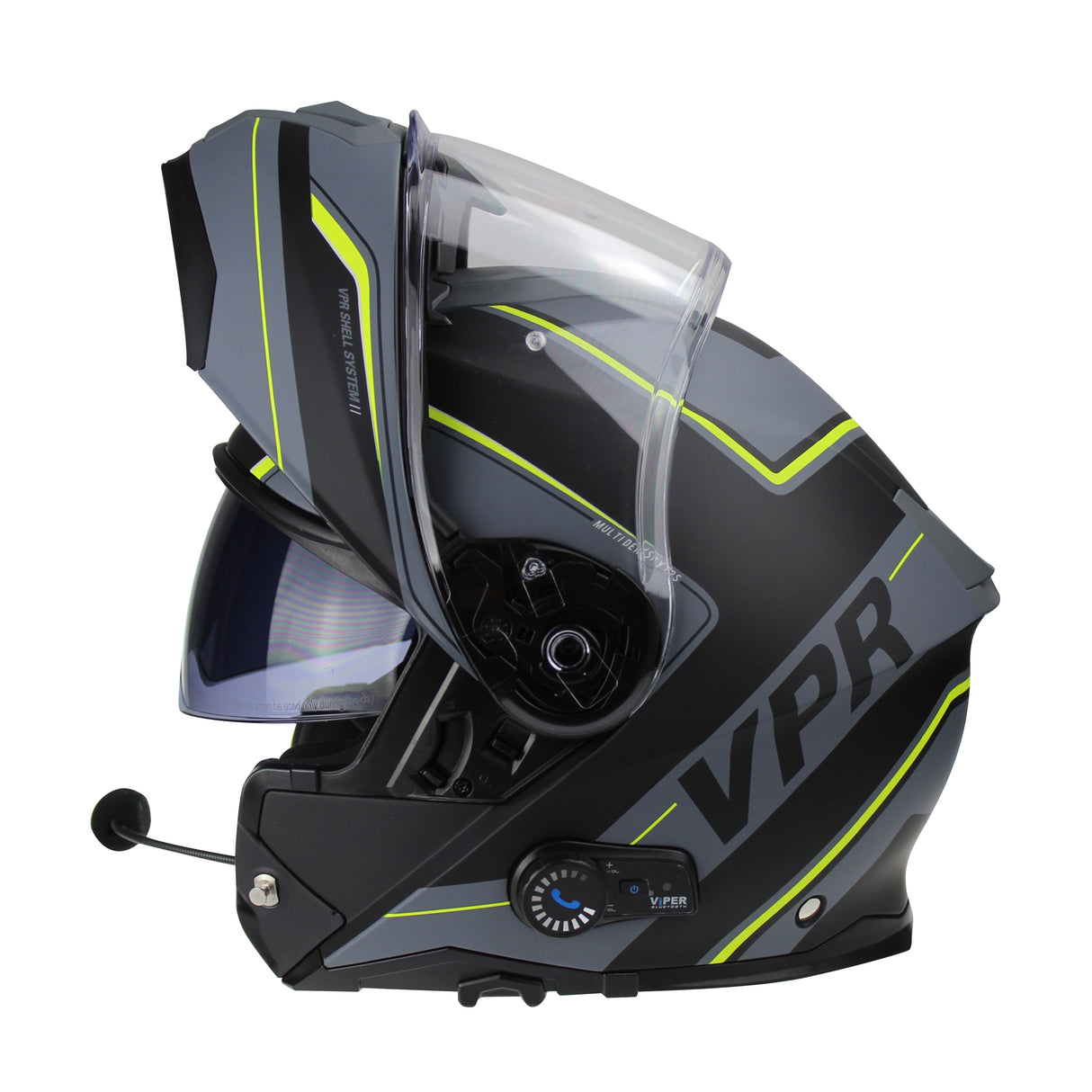 Viper RSV191 Flip Front Helmet Fitted with Blinc Bluetooth System