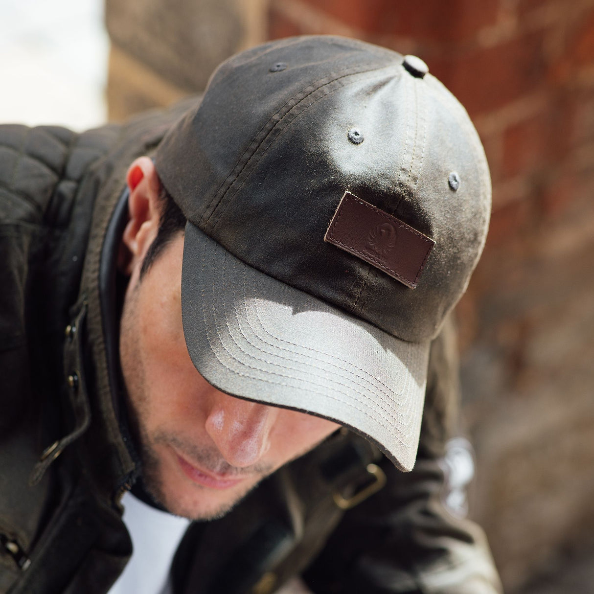 Merlin Horsham Wax Cap Adjustable Olive Brown