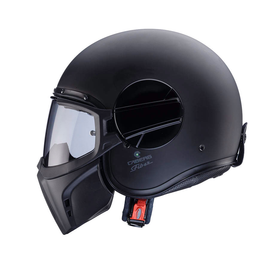 Caberg Ghost Open Face Streetfighter Scooter Motorcycle Helmet - Matt Black - Caberg - - MSG BIKE GEAR - 5