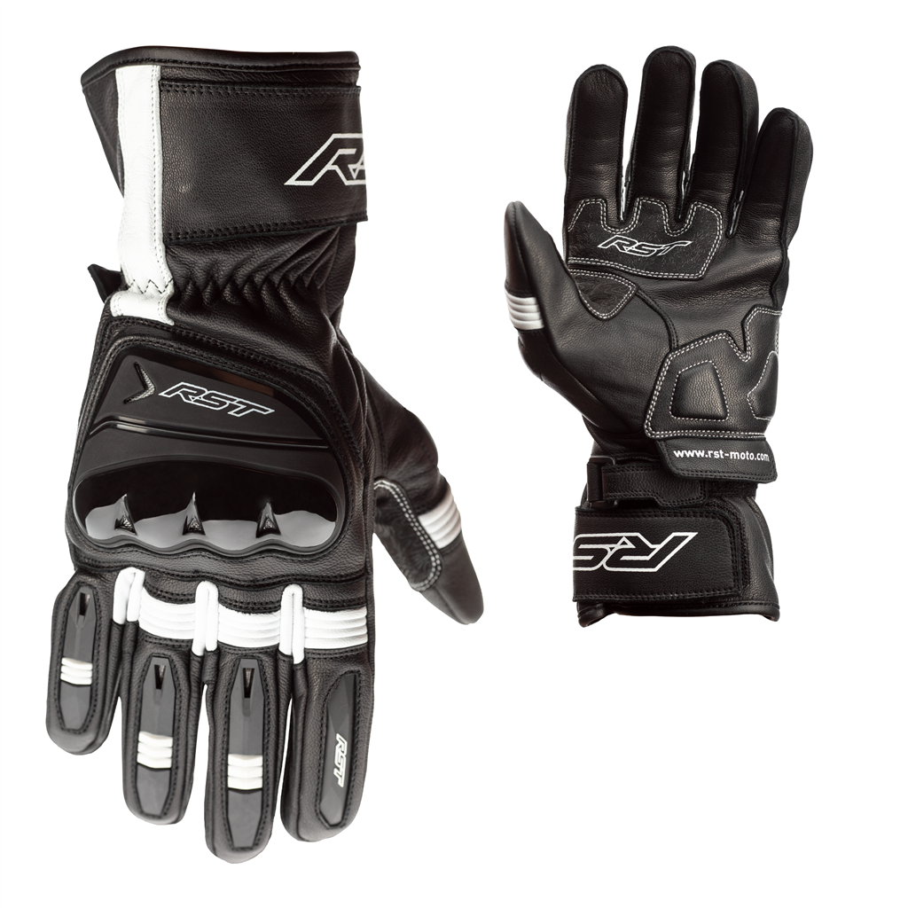 RST Pilot CE Sports Gloves - Black / White
