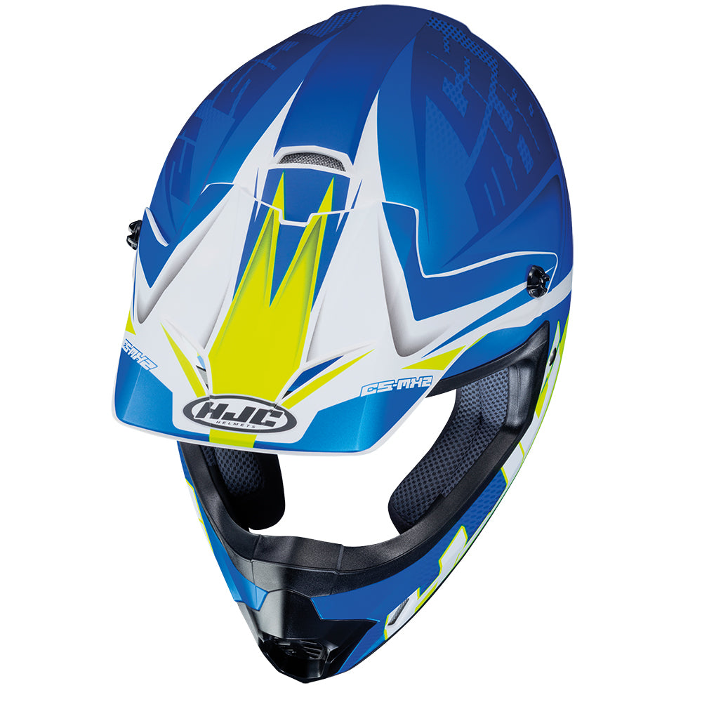 HJC CS-MX II Ellusion MC2SF Blue Motocross MX Helmet