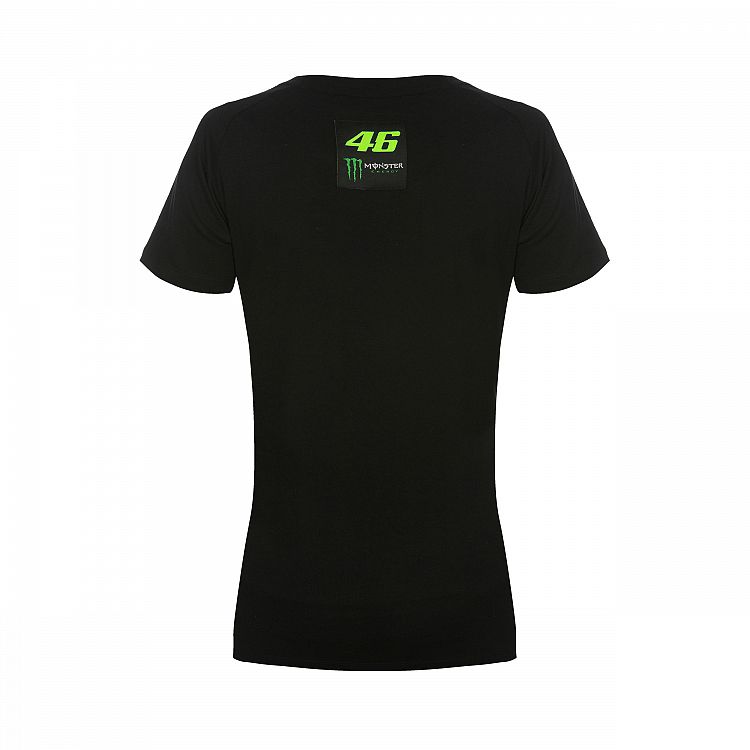 Official VR46 Womens Monza T-Shirt - Black