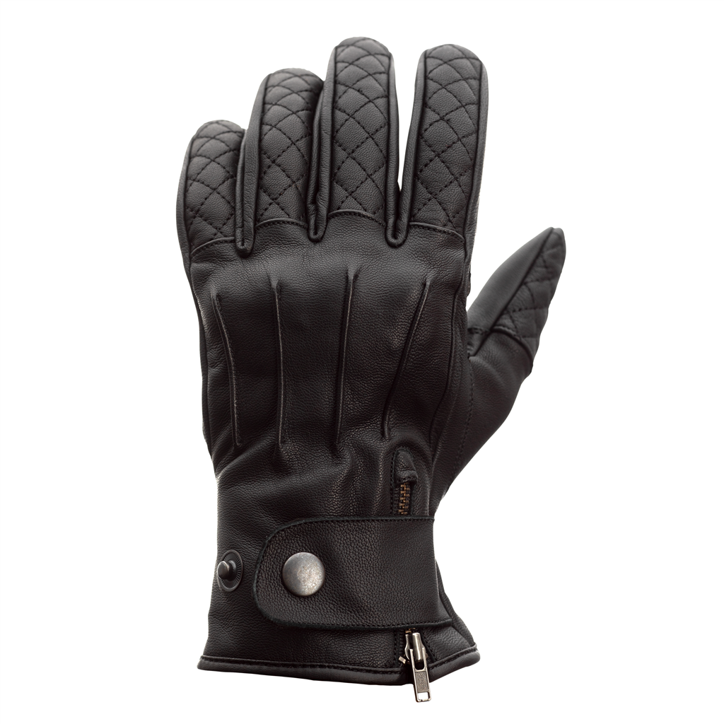 RST Matlock CE Short Gloves - Black