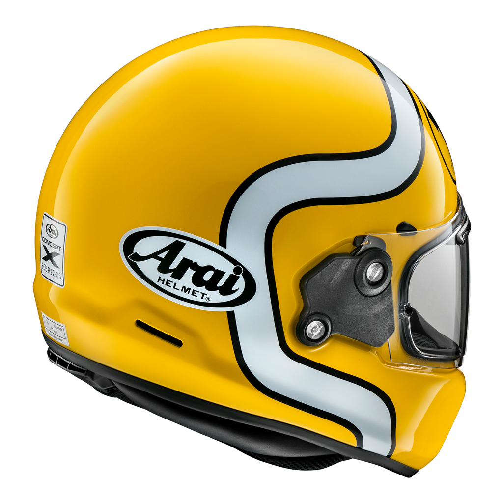Arai Rapide Ha Full Face Retro - Yellow