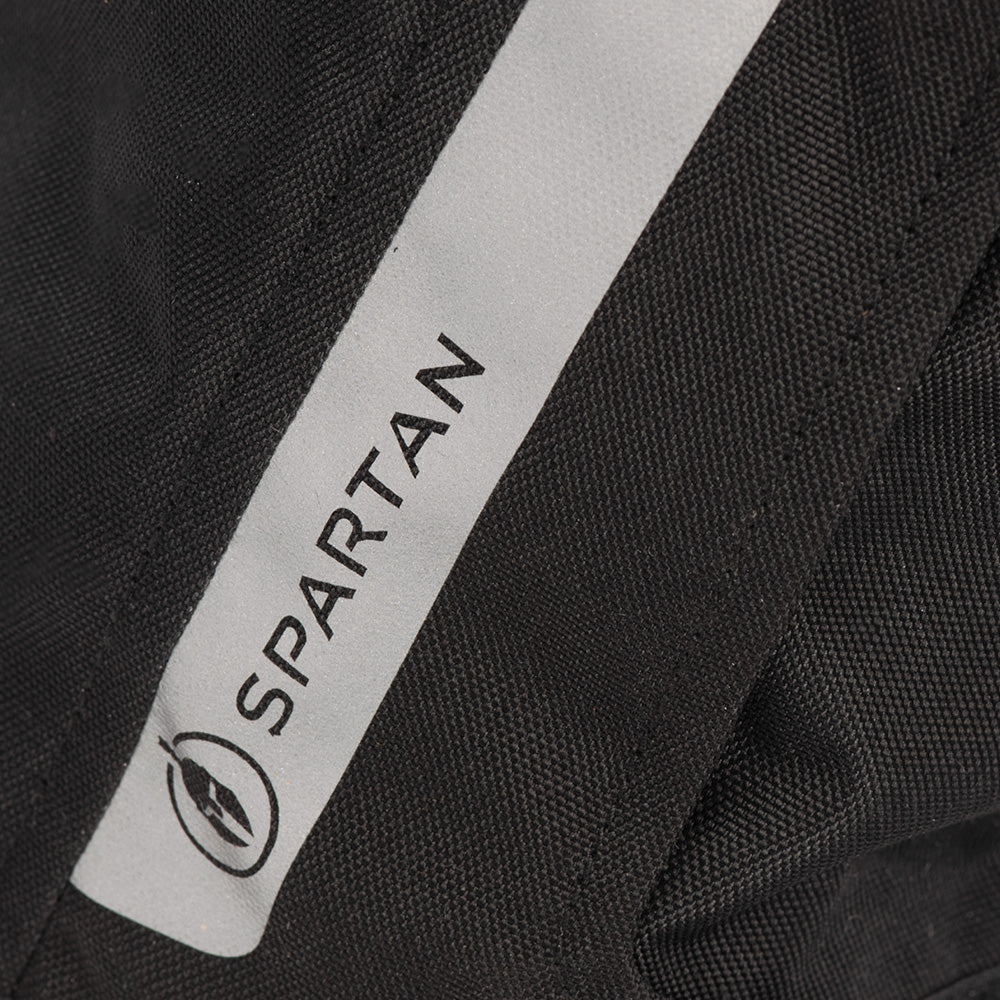 Spartan Waterproof Mens Textile Pant Trouser CE - Black (Regular, Short & Long Leg)