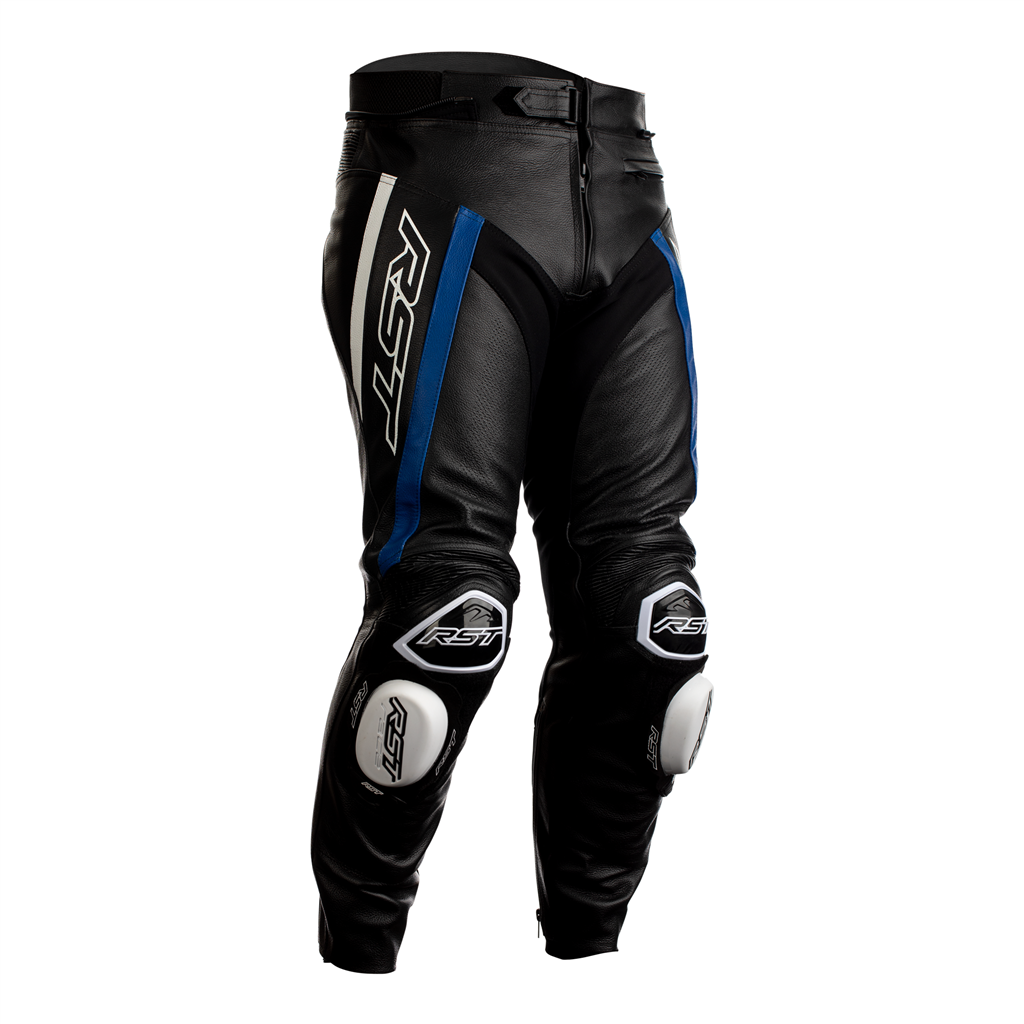 RST Tractech Evo R CE Leather Jean - Black / Blue / White
