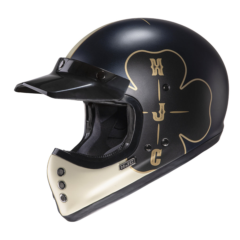 HJC V60 Ofera MC5SF Black Fiberglass ECE 22.06 Off Road Full Face Helmet